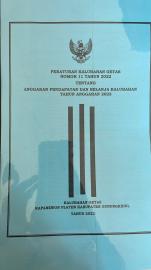 PERATURAN KALURAHAN GETAS NO 11 TAHUN 2022 TENTANG PENDAPATAN BELANJA KALURAHAN GETAS TAHUN 2023