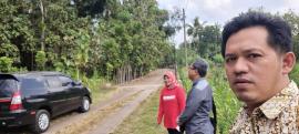 Pengukuran Jalan pada program PISEW Oleh Tim Kapanewon Playen dan Kabupaten