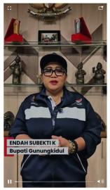 Himbauan Bupati Gunungkidul Untuk Tetap Kondusif Ditengah Maraknya Situasi Unjuk Rasa