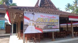 Pemasangan Baner Mari Wujudkan Jogja Aman, Toleran Cinta Damai dan  Santun 