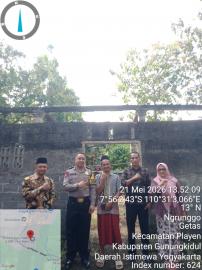 Kunjungan Dinas Sosial di Padukuhan Ngrunggo